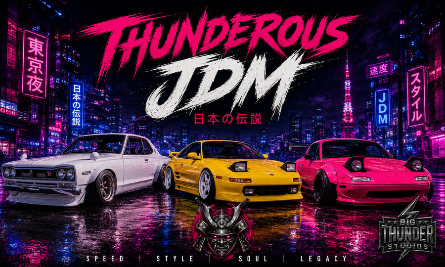 Thunderous JDM Posters