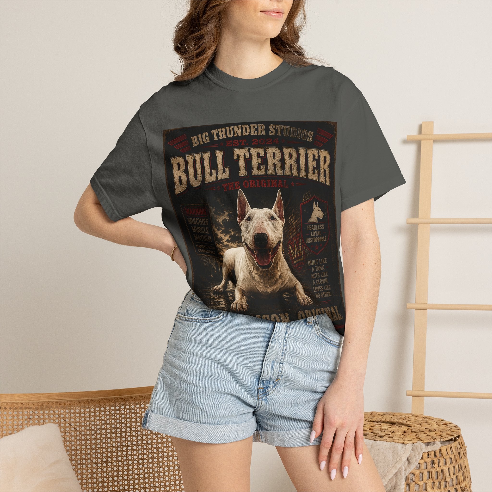 Bull Terrier Vintage Poster T-shirt | Legend Icon Original