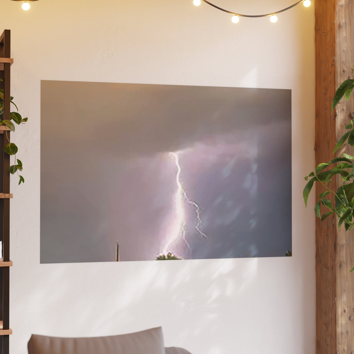Lightning Strike — Dramatic Storm Wall Art