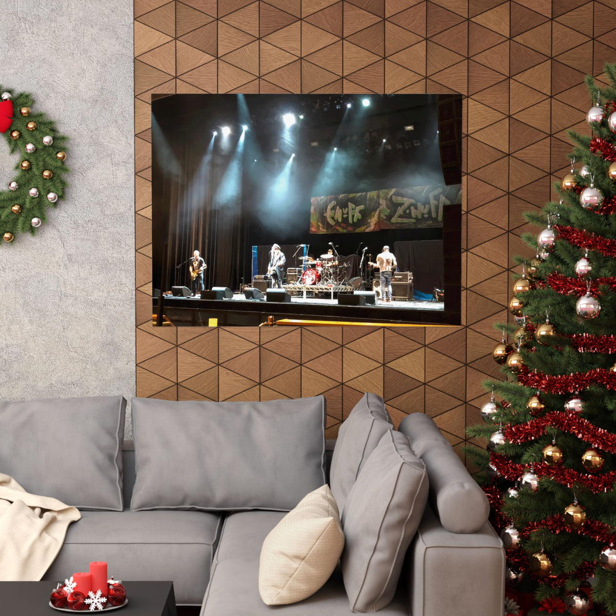 Enuff Znuff Concert Stage Band Photo Matte Poster — Live Music Wall Artt