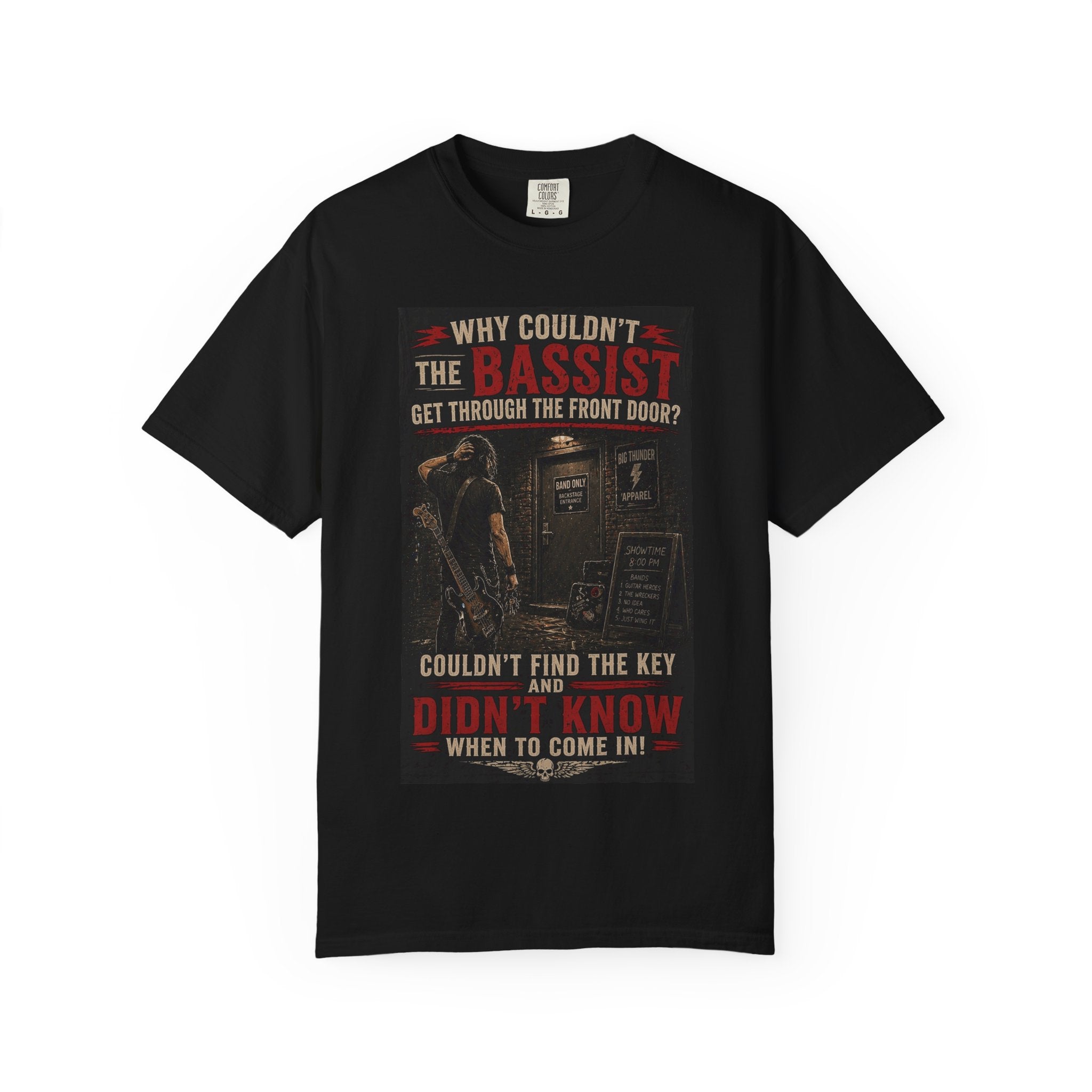Bassist Joke T-Shirt | Musician Bass Player Funny Band Tee