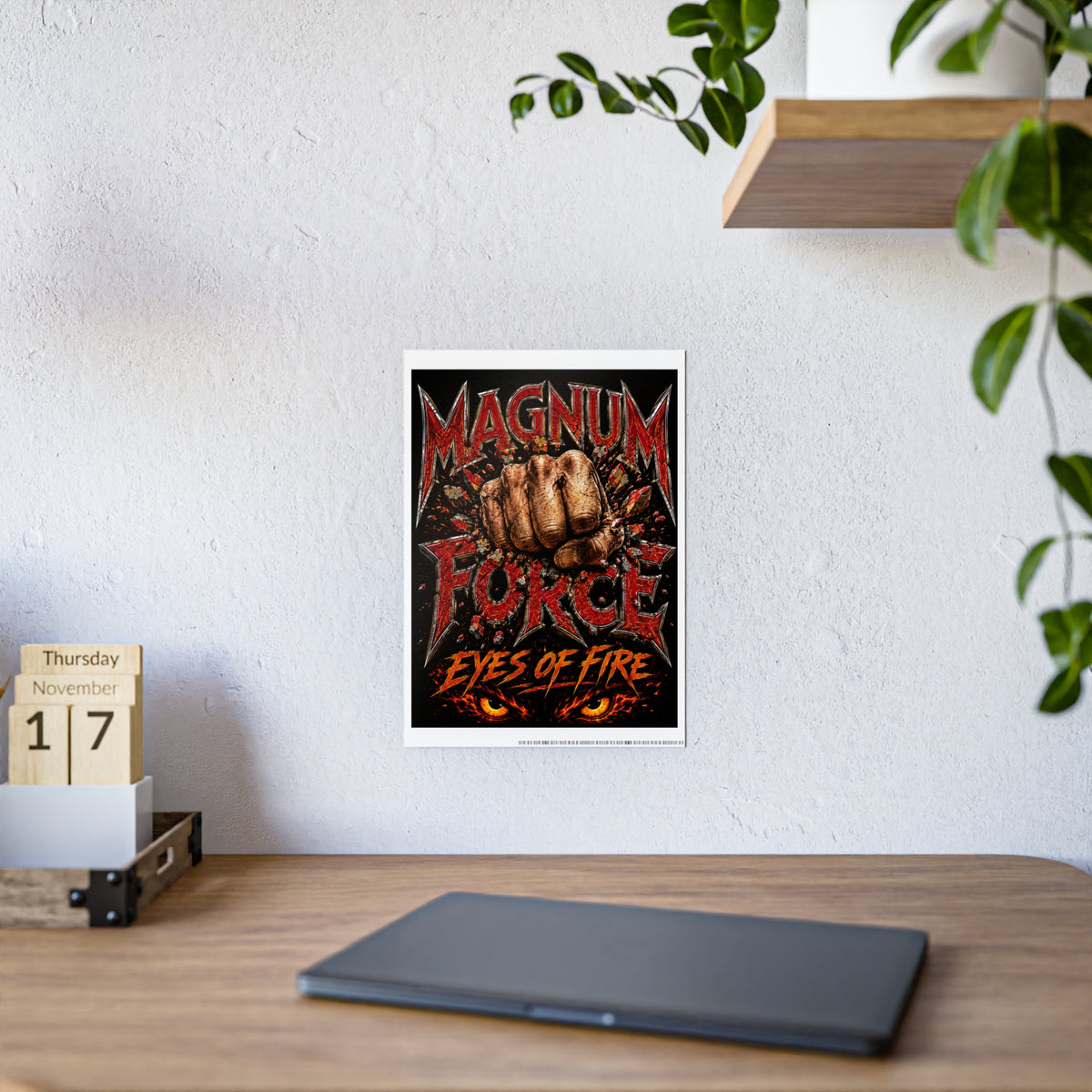 Magnum Force "Eyes of Fire" Gloss Poster