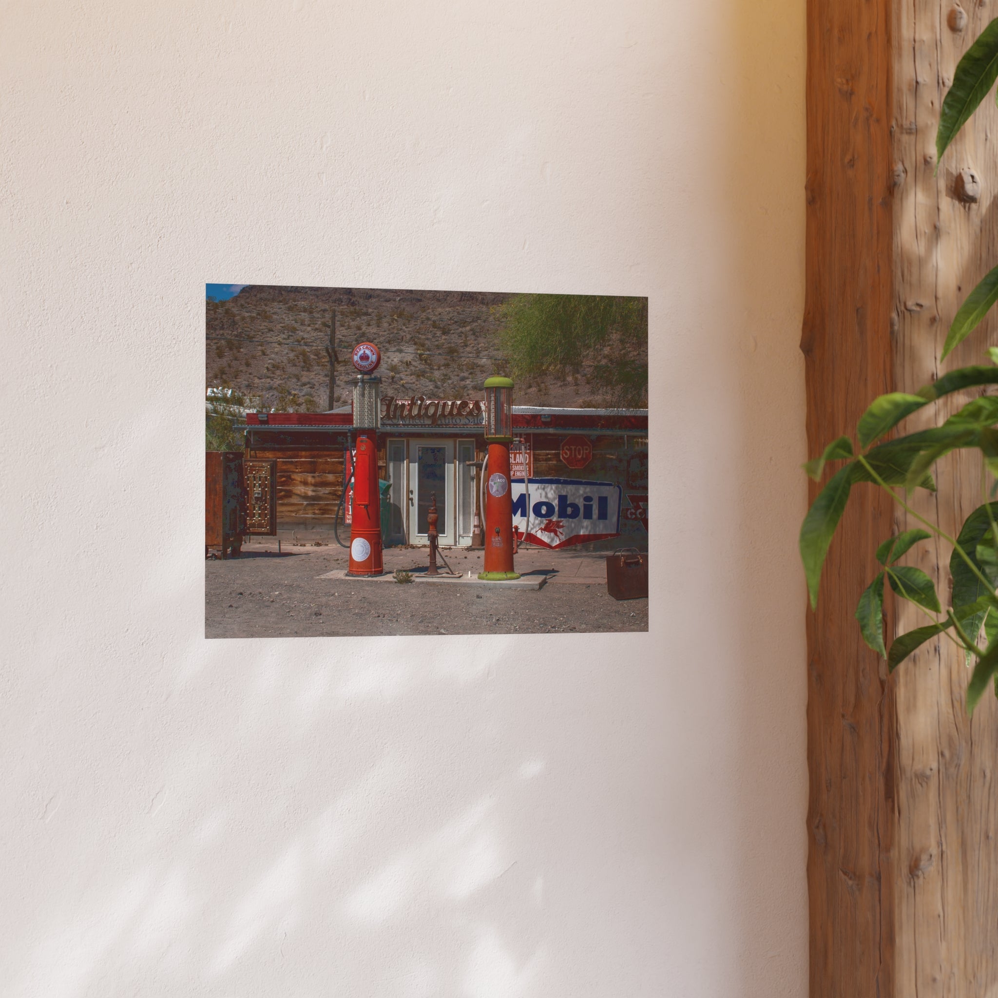 Historic Oatman Gas Station - Route 66 Arizona - Vintage Mobil Gas Pumps - Fine Art Photography Print - Americana Wall Art