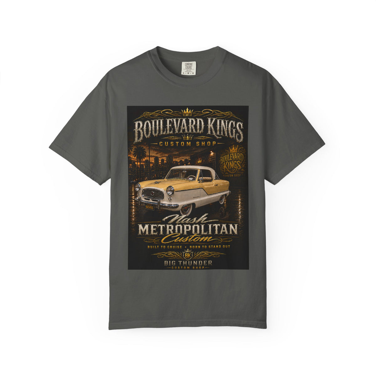 Vintage Car T-Shirt — Boulevard Kings 'Metropolitan' Classic Auto Graphic