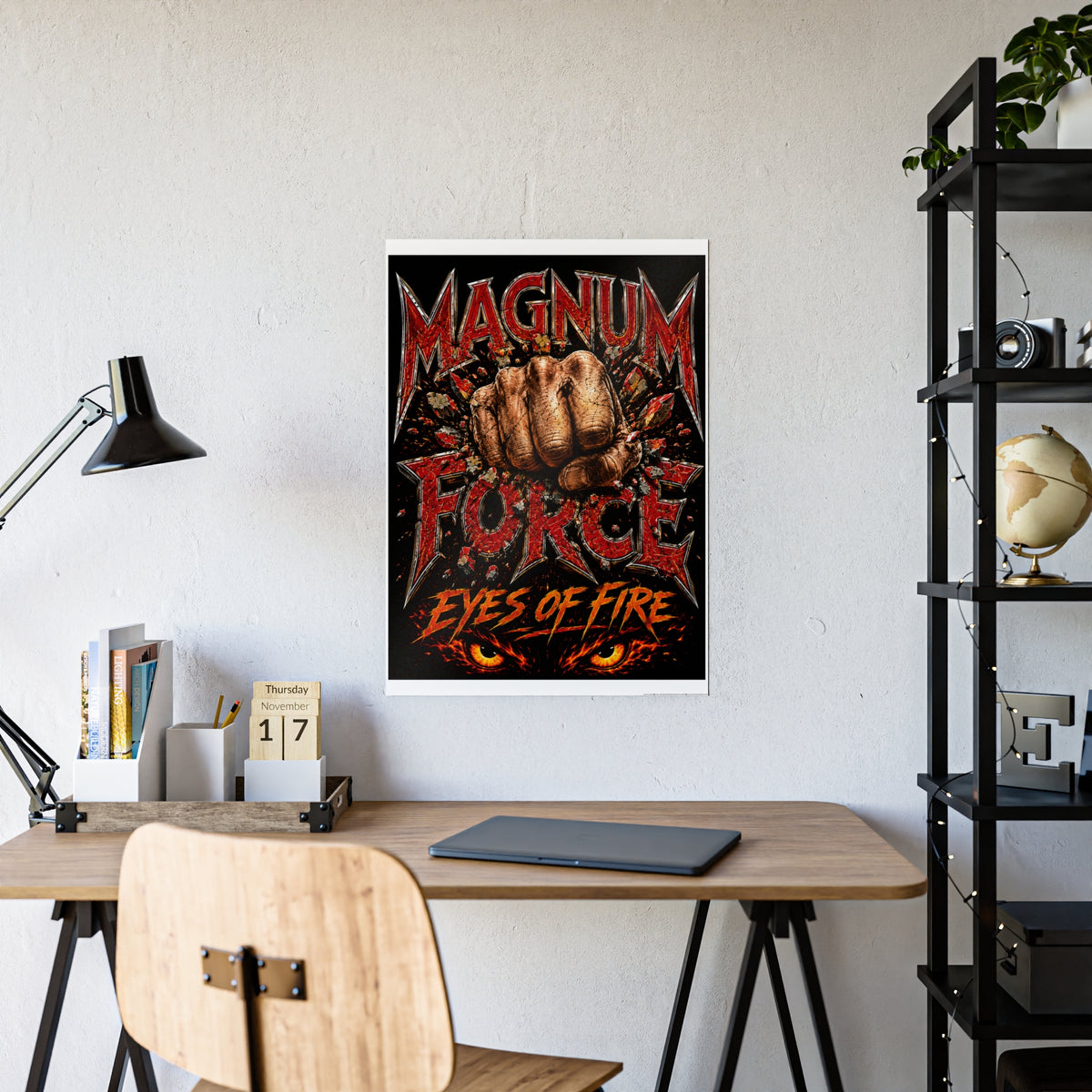 Magnum Force "Eyes of Fire" Gloss Poster