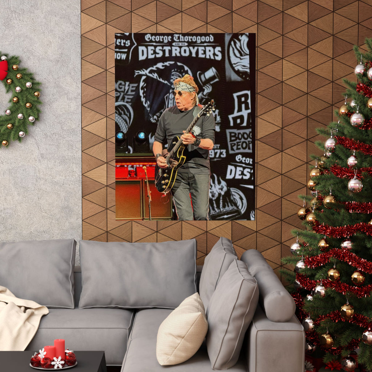 George Thorogood Concert Poster — Matte Vertical Music Wall Art