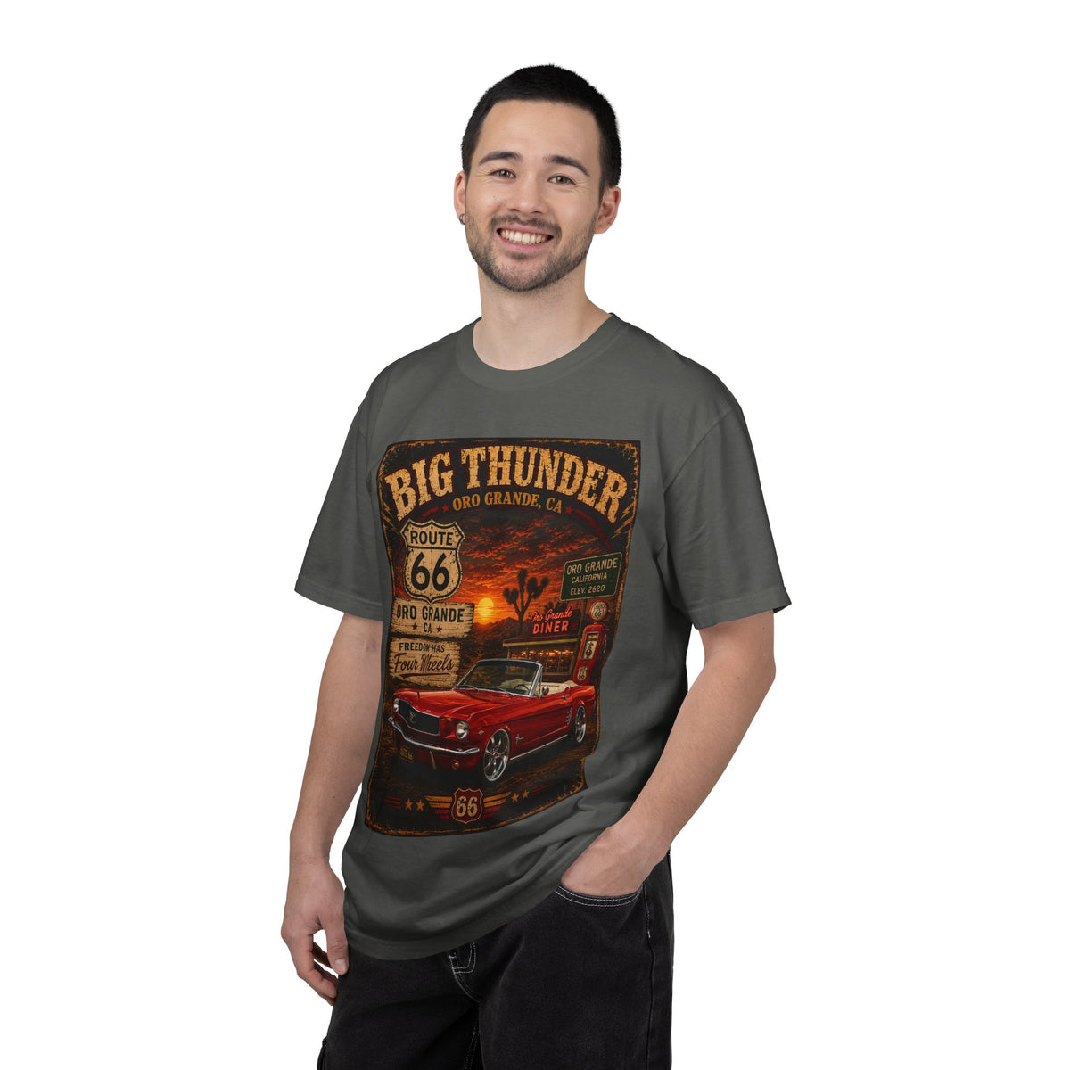 Route 66 Desert Cruiser T-Shirt | Big Thunder Studios