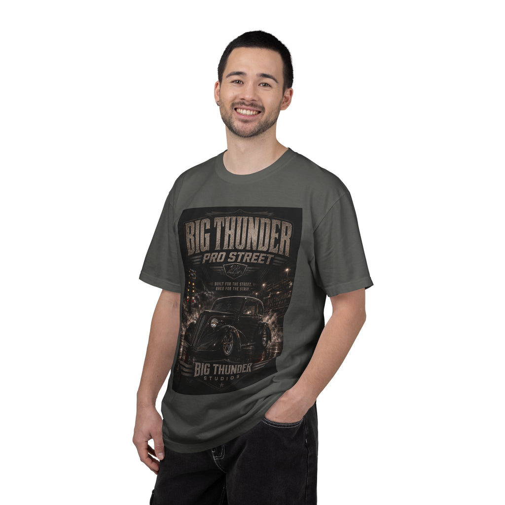 Vintage Black Pro Street Hot Rod T-Shirt | Big Thunder Studios