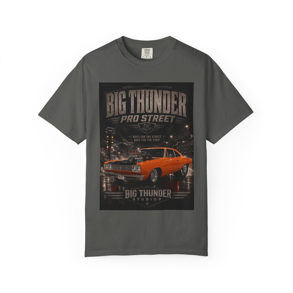 Vintage Pro Street Muscle Car T-Shirt | Big Thunder Studios