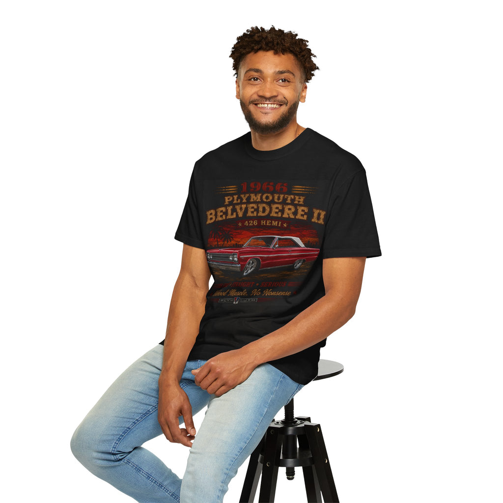 1969 Plymouth Belvedere II T-shirt | Vintage Muscle Car 426 Hemi