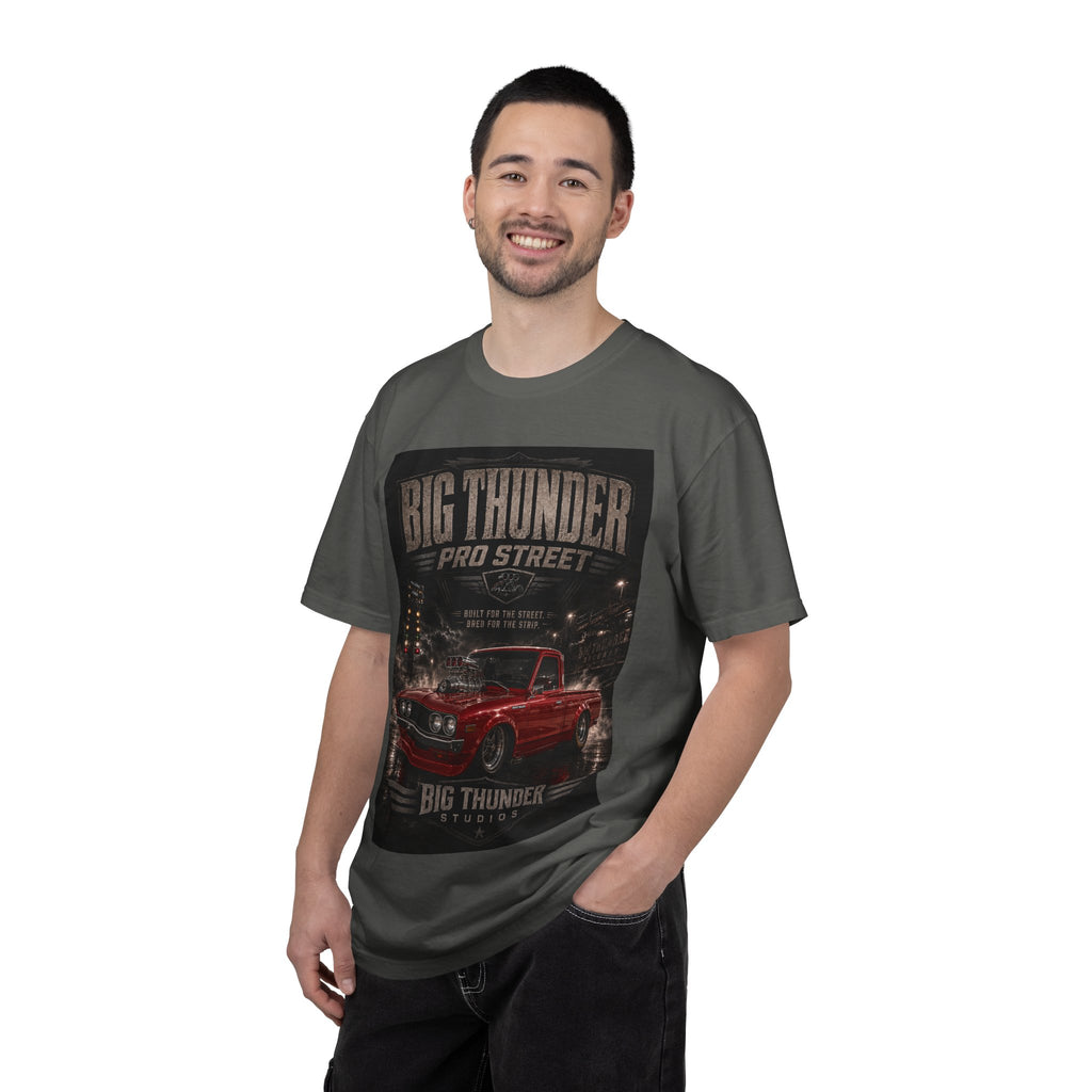 Vintage Red Pro Street Muscle Car T-Shirt | Big Thunder Studios