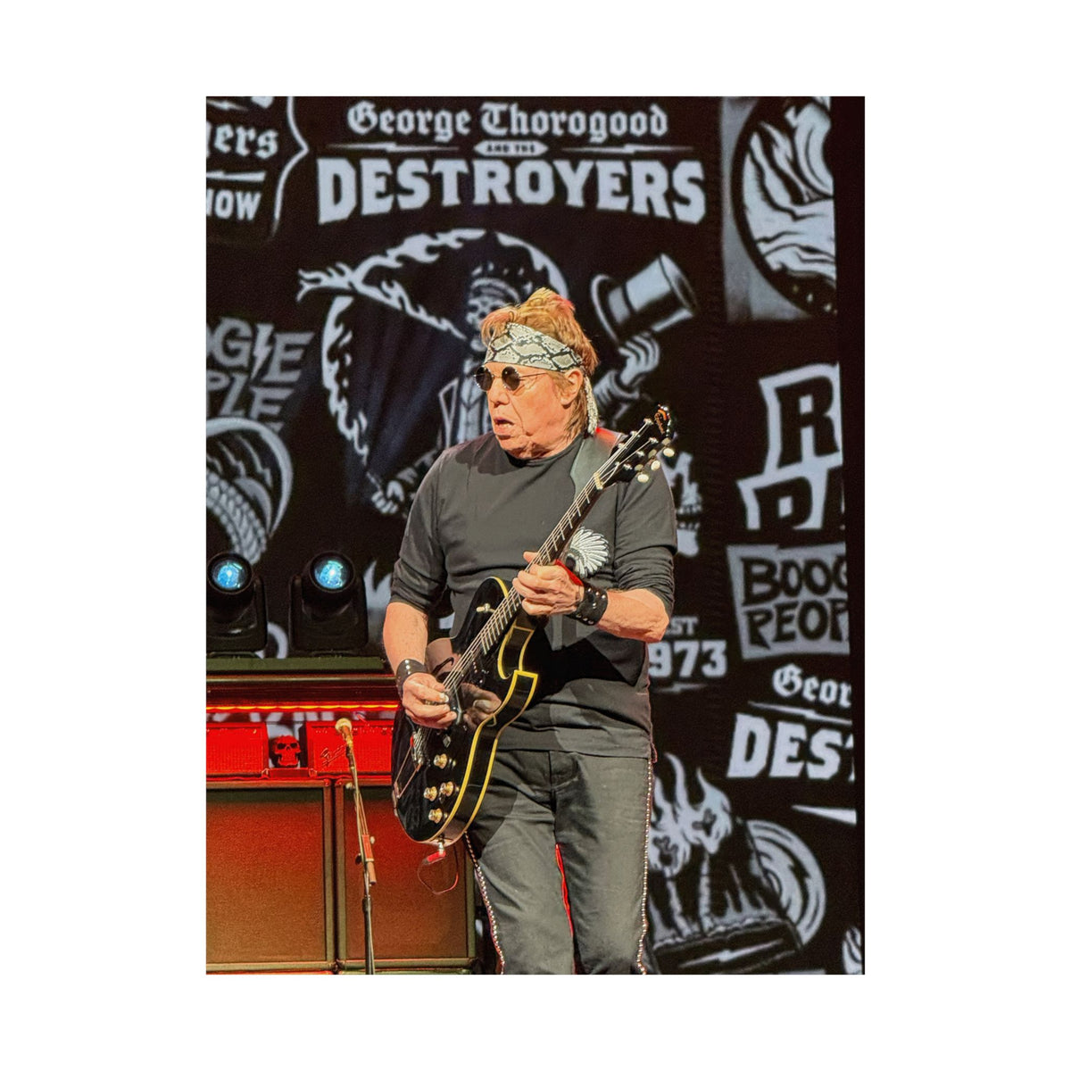 George Thorogood Concert Poster — Matte Vertical Music Wall Art