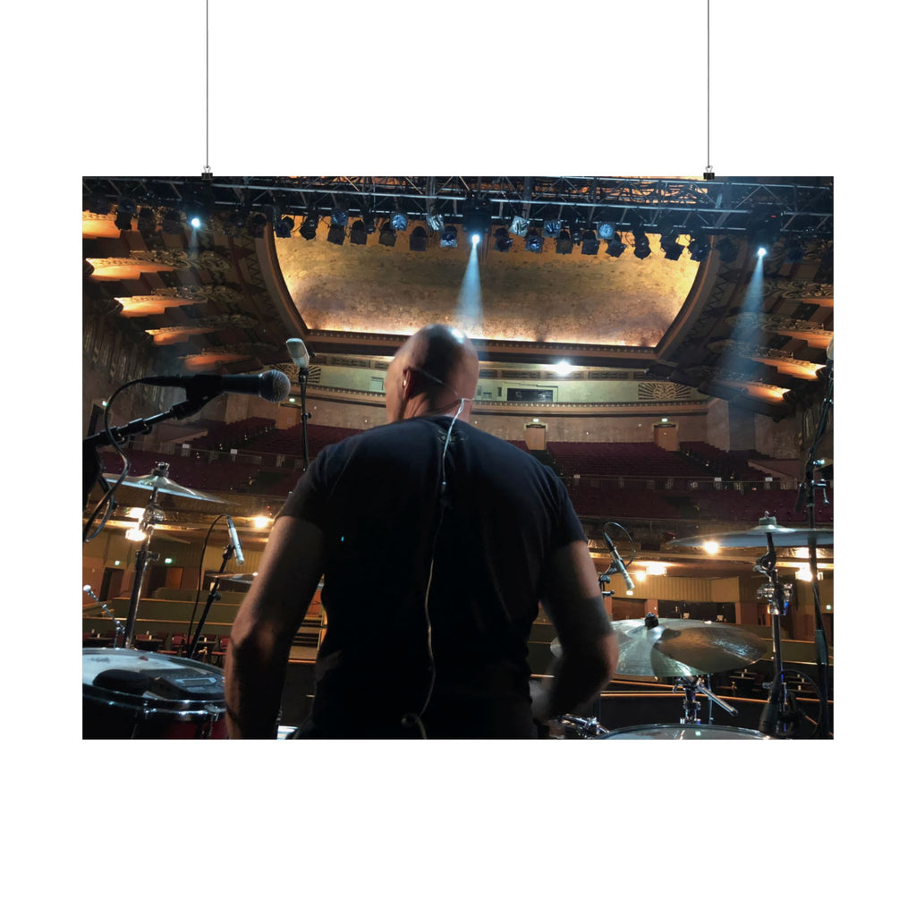 Great White Live Concert Poster — Drummer Backstage Photo Matte Horizontal Print