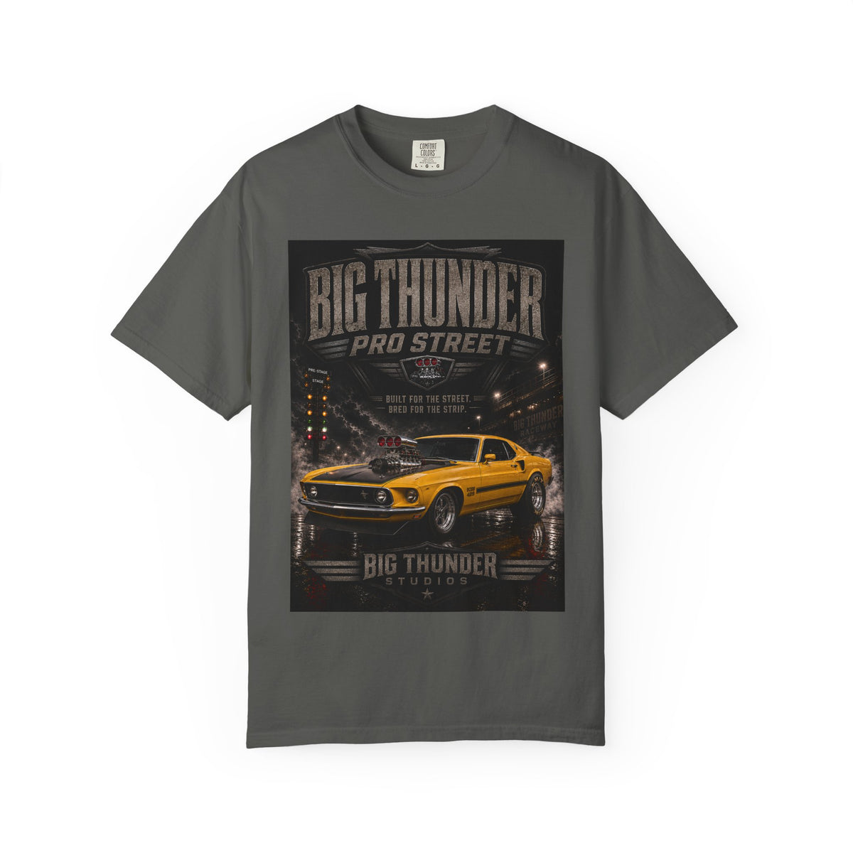 Vintage Pro Street Muscle Car T-Shirt | Big Thunder Studios