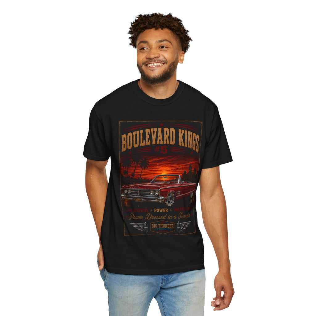 classic car shirt, muscle car shirt, lowrider shirt, car guy shirt, car dad gift, retro car shirt, race car shirt, boulevard kings #5
