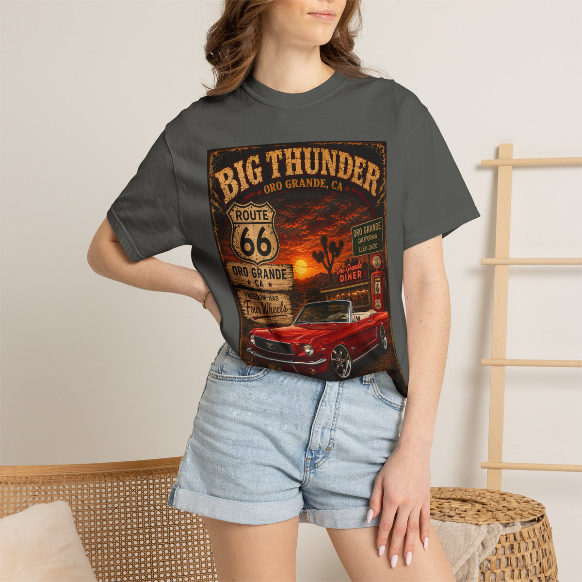 Route 66 Desert Cruiser T-Shirt | Big Thunder Studios
