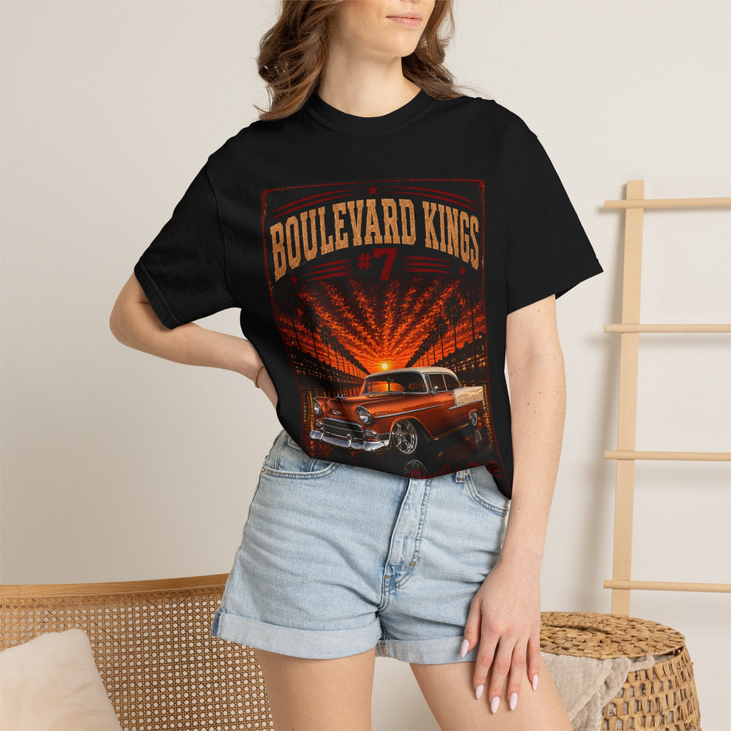 Big Thunder Boulevard Kings #7 | Classic Car Lowrider Graphic T-Shirt