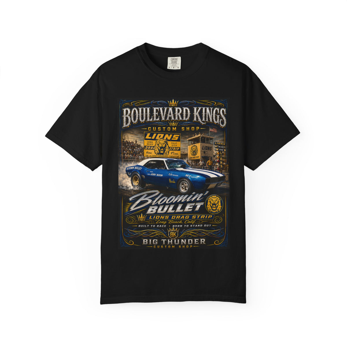Boulevard Kings 'Bloomin' Bullet' Classic Car T‑Shirt
