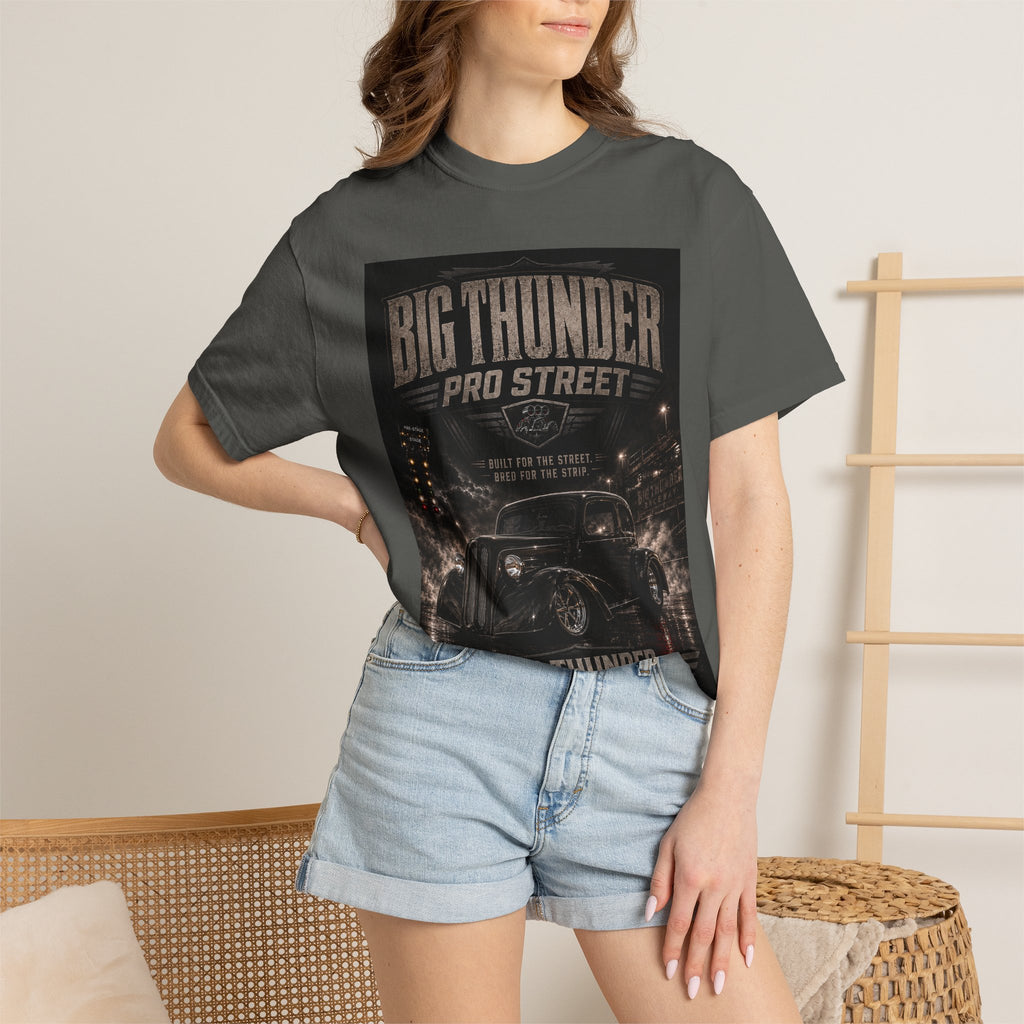 Vintage Black Pro Street Hot Rod T-Shirt | Big Thunder Studios
