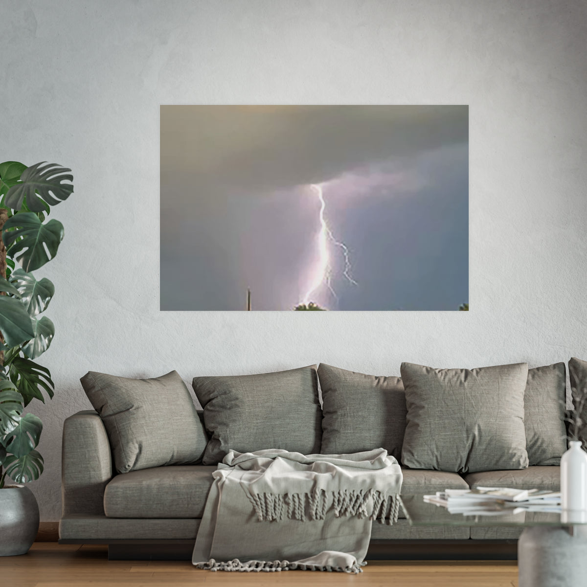 Lightning Strike — Dramatic Storm Wall Art