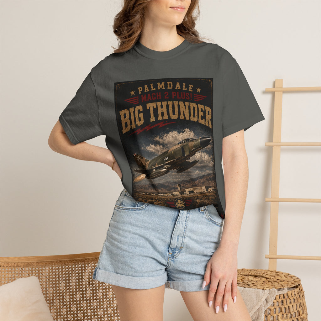 Big Thunder F-4 Phantom II T-Shirt | Vintage Military Aircraft Poster