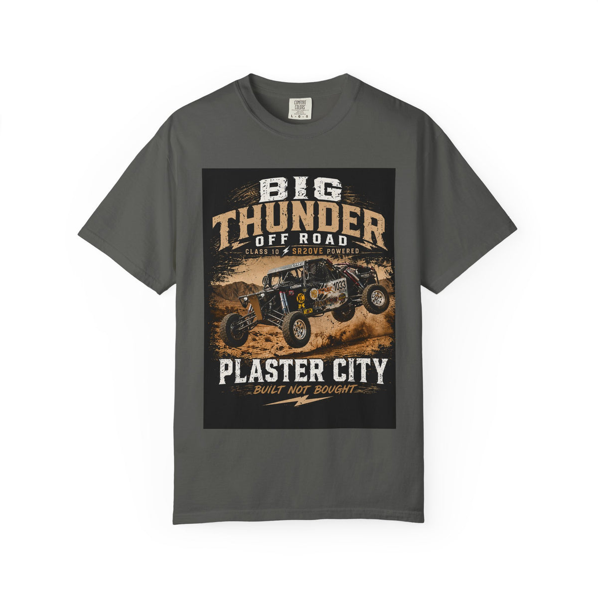 Big Thunder Off Road Plaster City T-shirt | Off-Road Buggy Truck Design