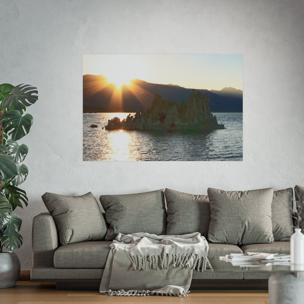 Mono Lake Sunset - Tufa Towers Landscape Photography Print - Eastern Sierra Wall Art
