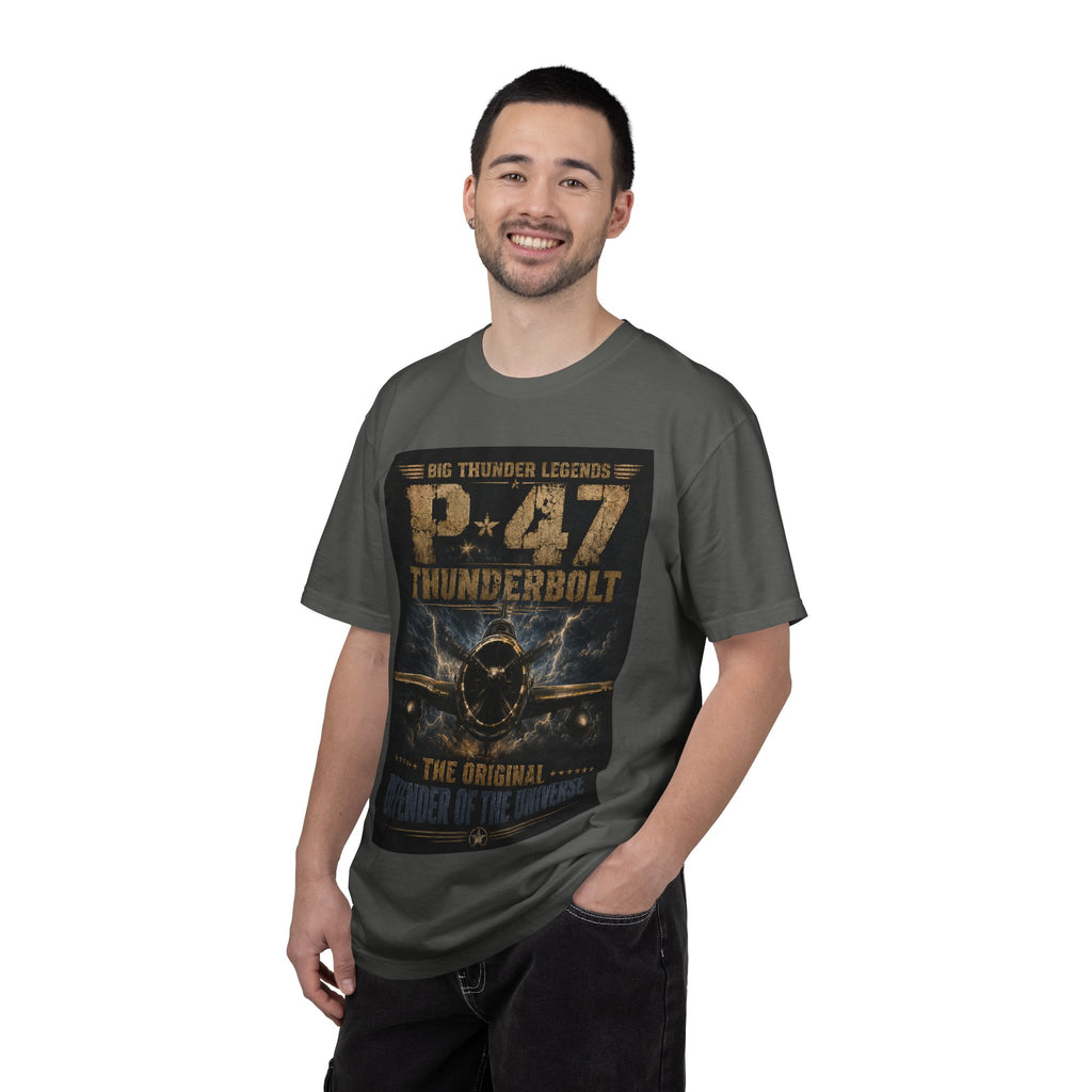 P-47 Thunderbolt Plane T-Shirt | Vintage WWII Aircraft Poster