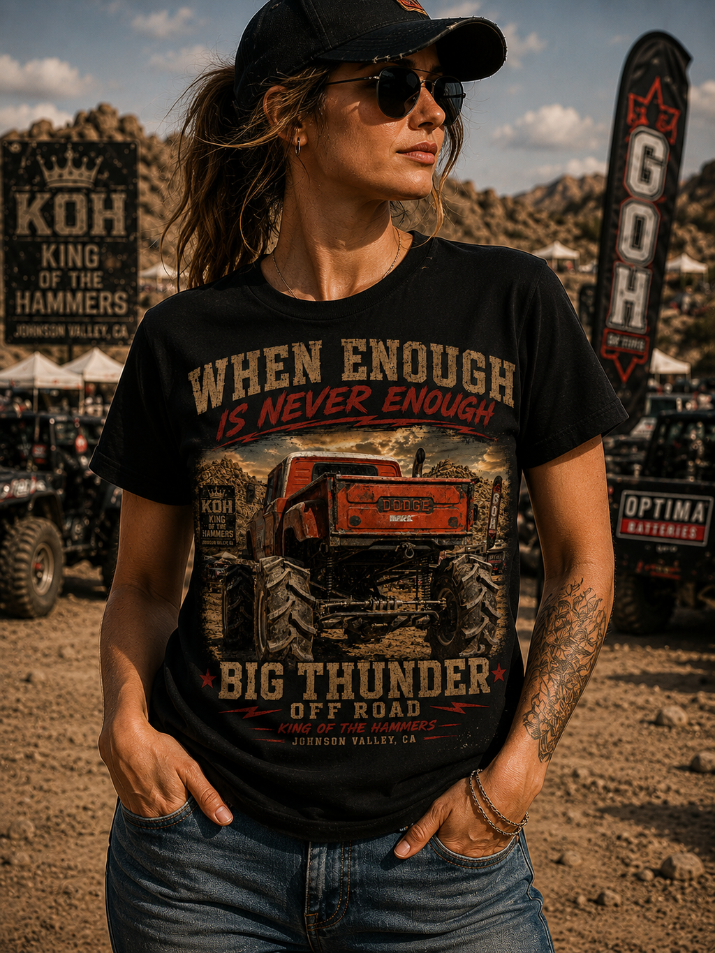 Big Thunder Monster Truck T-Shirt | When Enough Is Never Enough