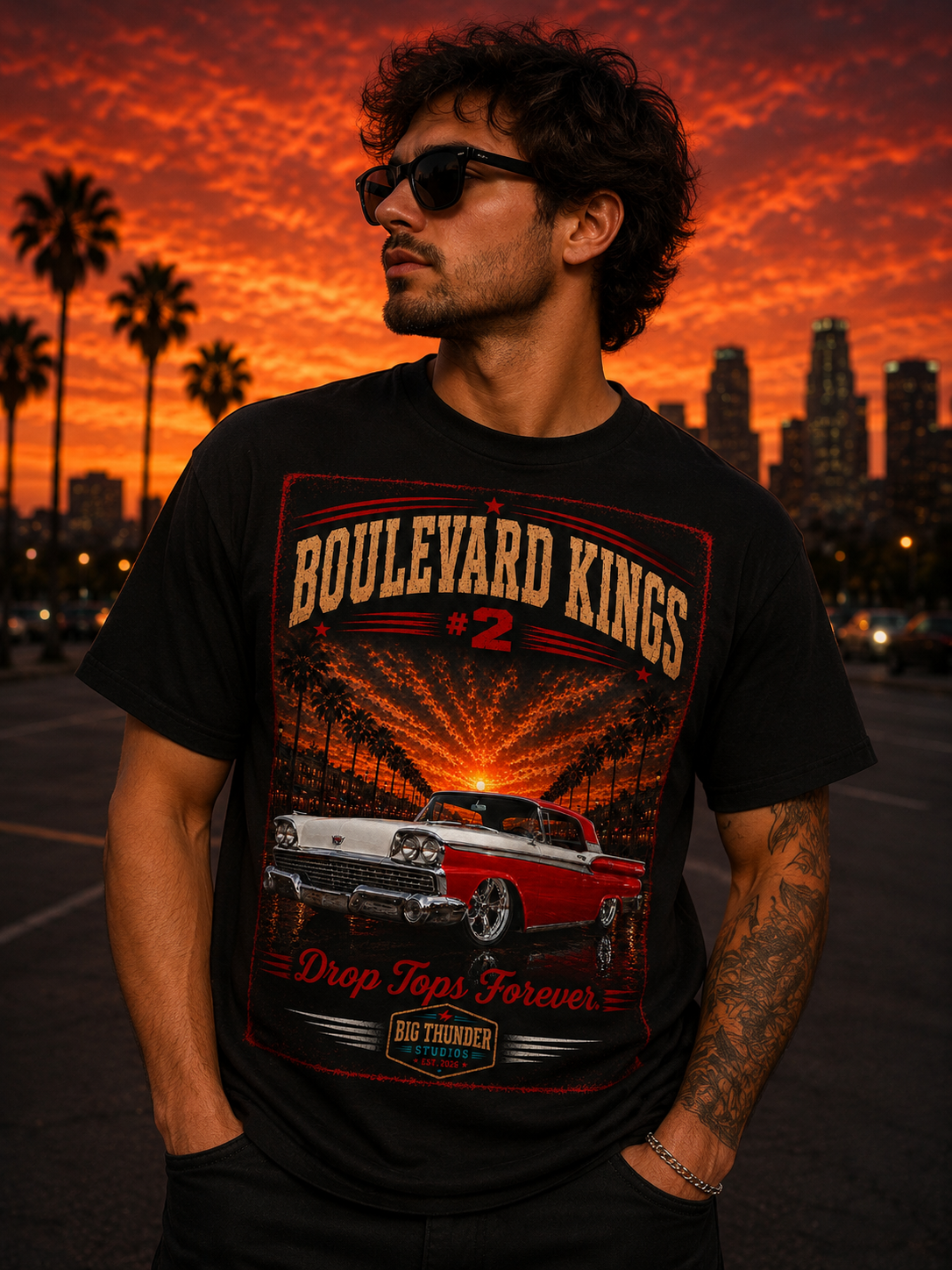 Big Thunder Boulevard Kings #2 | Classic Car Shirt