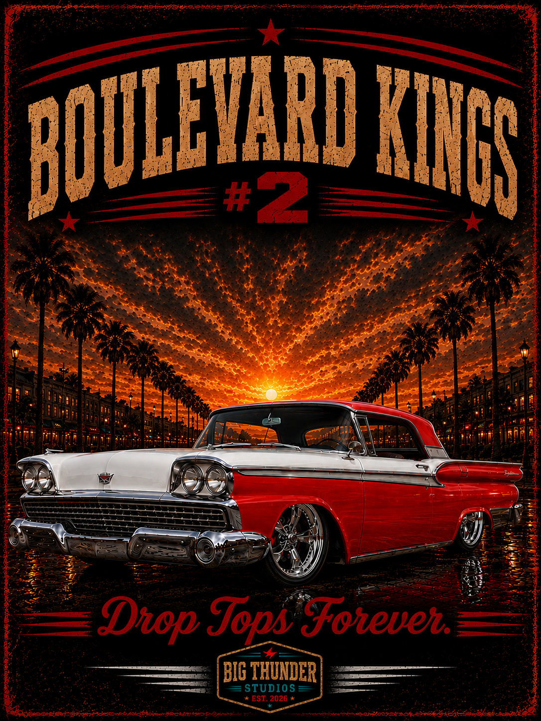 Big Thunder Boulevard Kings #2 | Classic Car Shirt