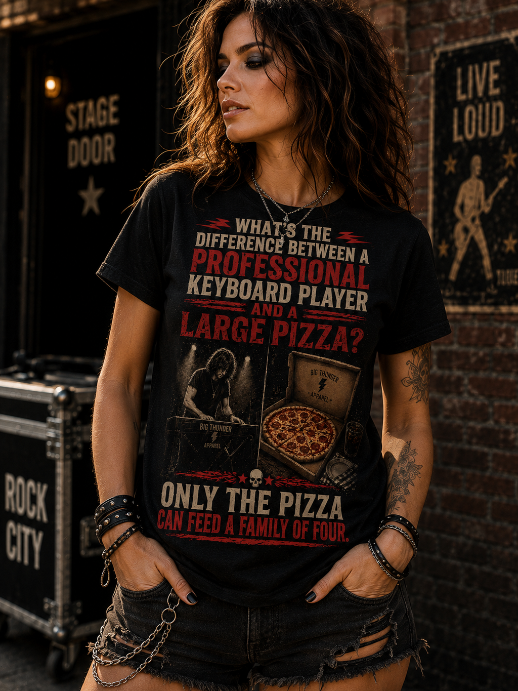 Keyboard Player vs. Pizza — Musician Humor