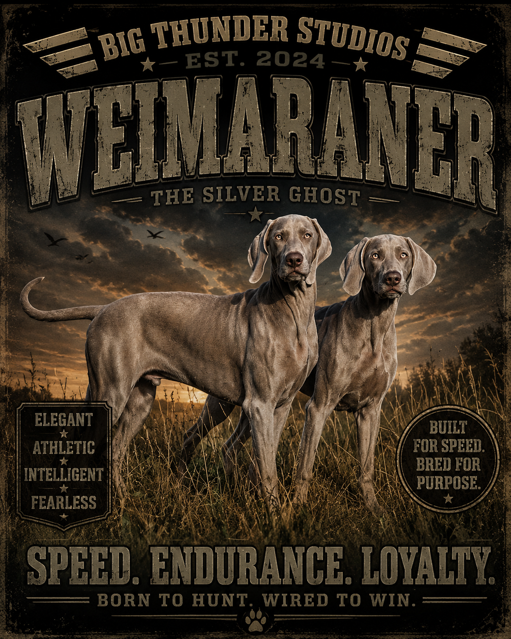 Weimaraner — Speed, Endurance & Loyalty