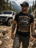 Wrightwood CA Off-Road Jeep Design T-Shirt | Big Thunder 10 lbs