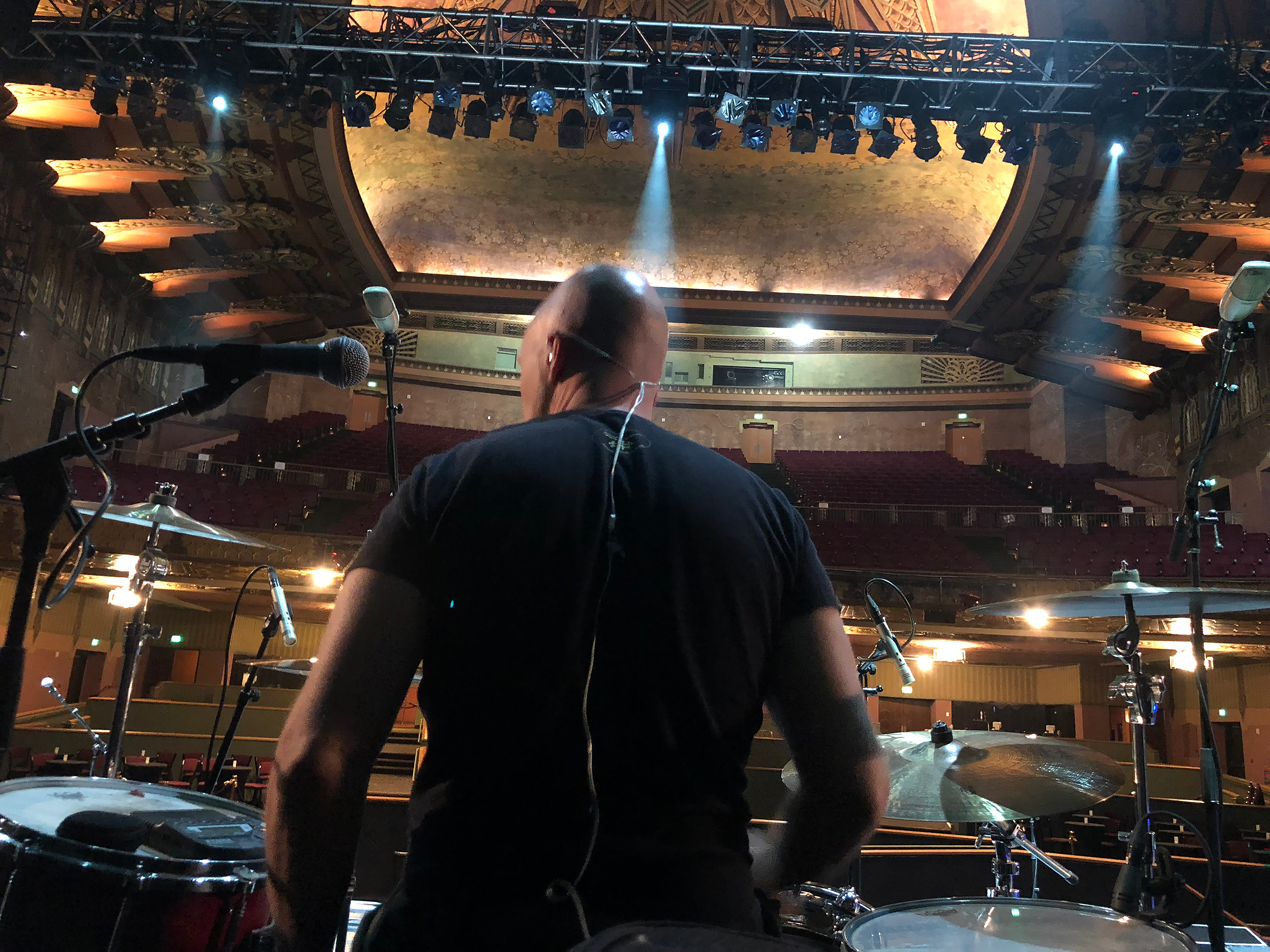 Great White at the Wiltern Theater | Dickie Fliszar | Drummer View From Stage | Live Music Photography Print