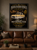 Boulevard Kings Vintage Nash Metropolitan Poster - Gloss Car Print