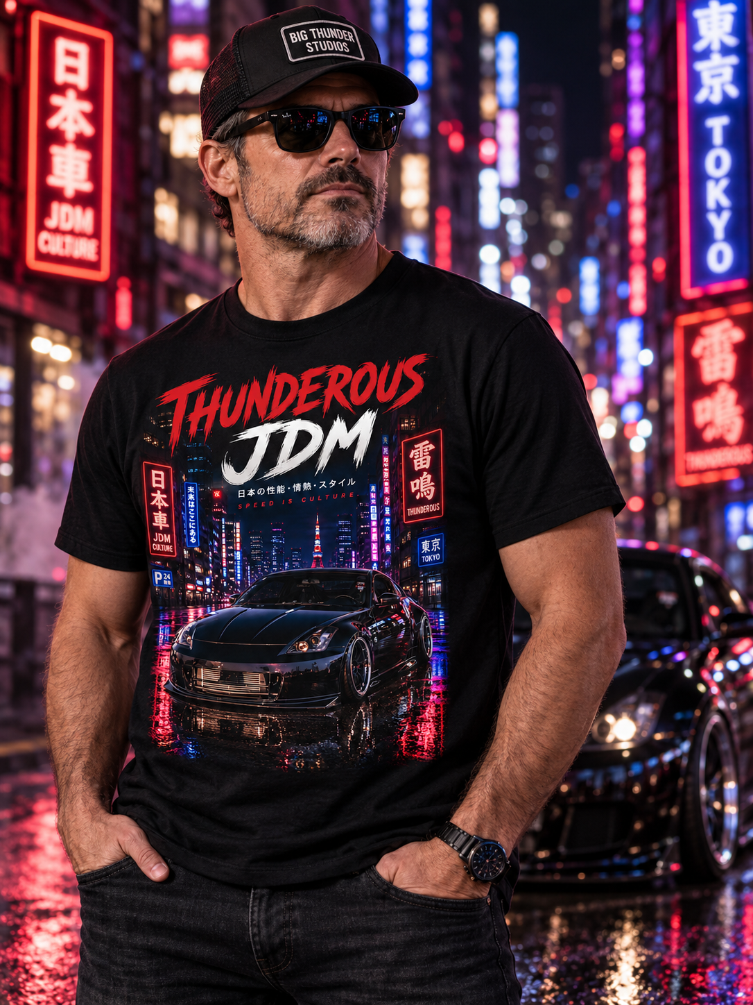 JDM Thunderous Street Racing T-Shirt