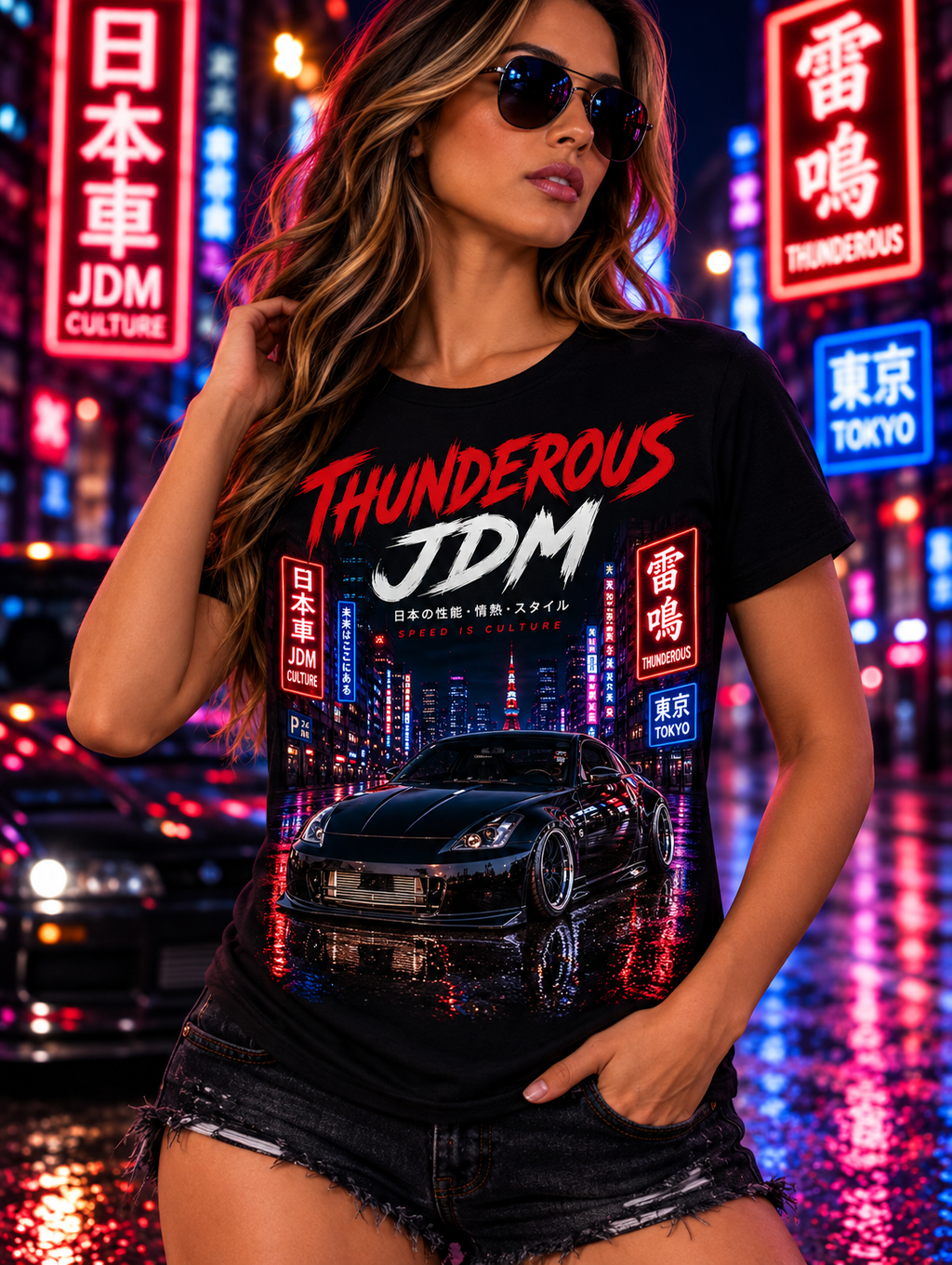 JDM Thunderous Street Racing T-Shirt