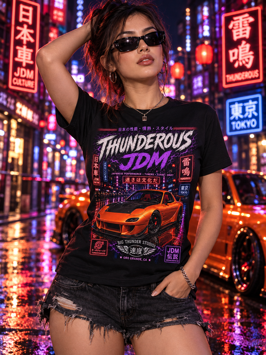Thunderous JDM Street Racing T-Shirt