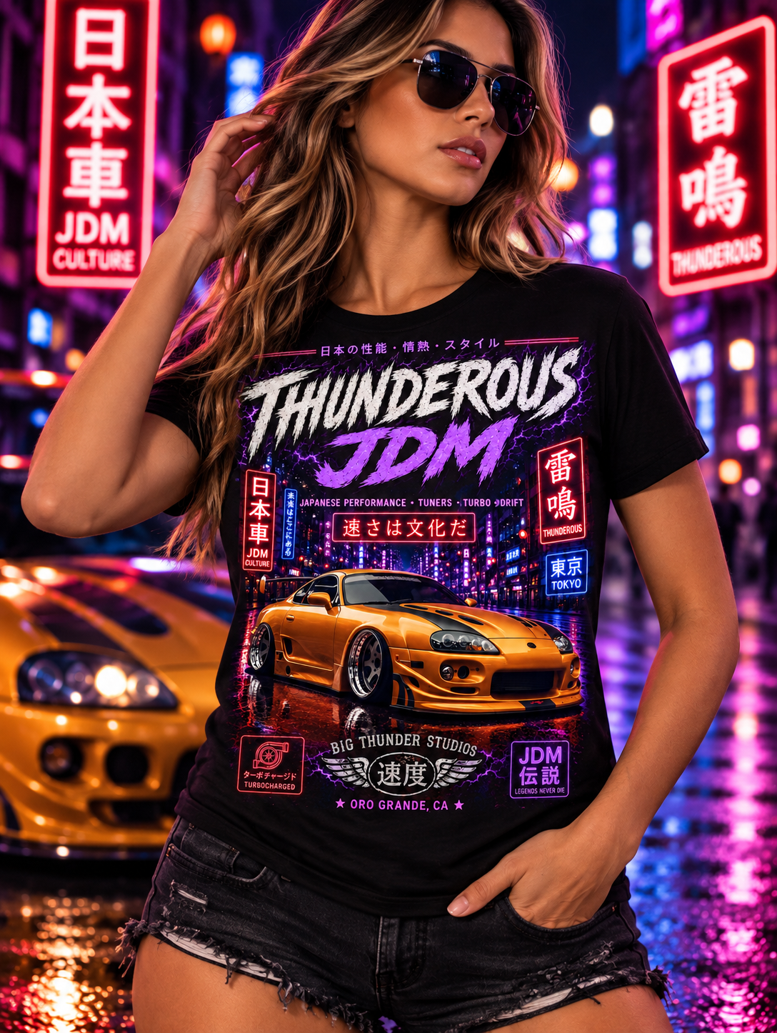 Thunderous JDM Classic Car Tee