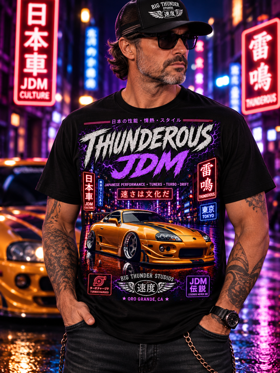 Thunderous JDM Classic Car Tee