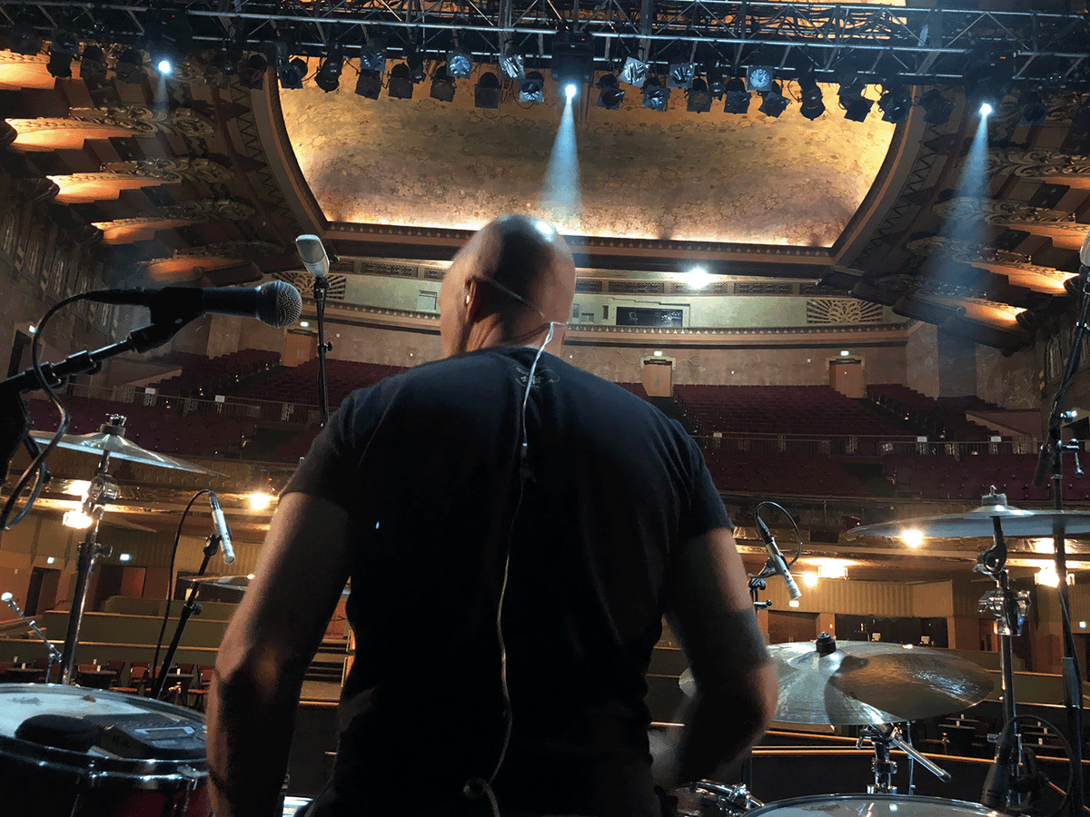 Great White Live Concert Poster — Drummer Backstage Photo Matte Horizontal Print