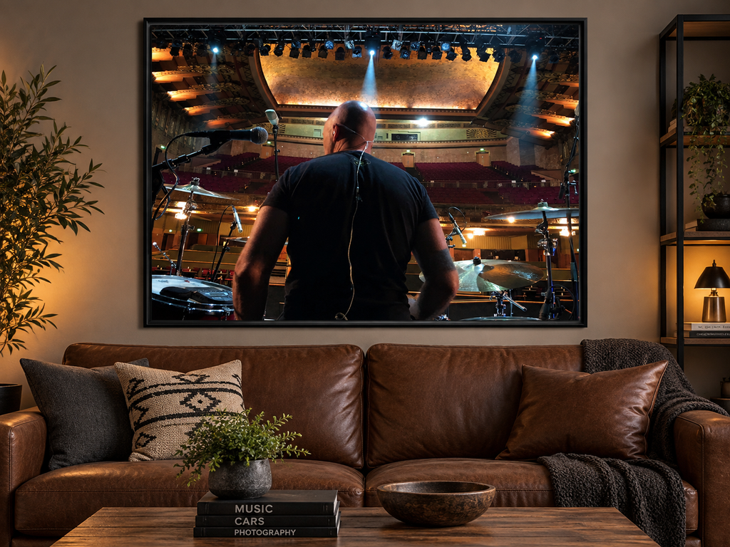 Great White Live Concert Poster — Drummer Backstage Photo Matte Horizontal Print