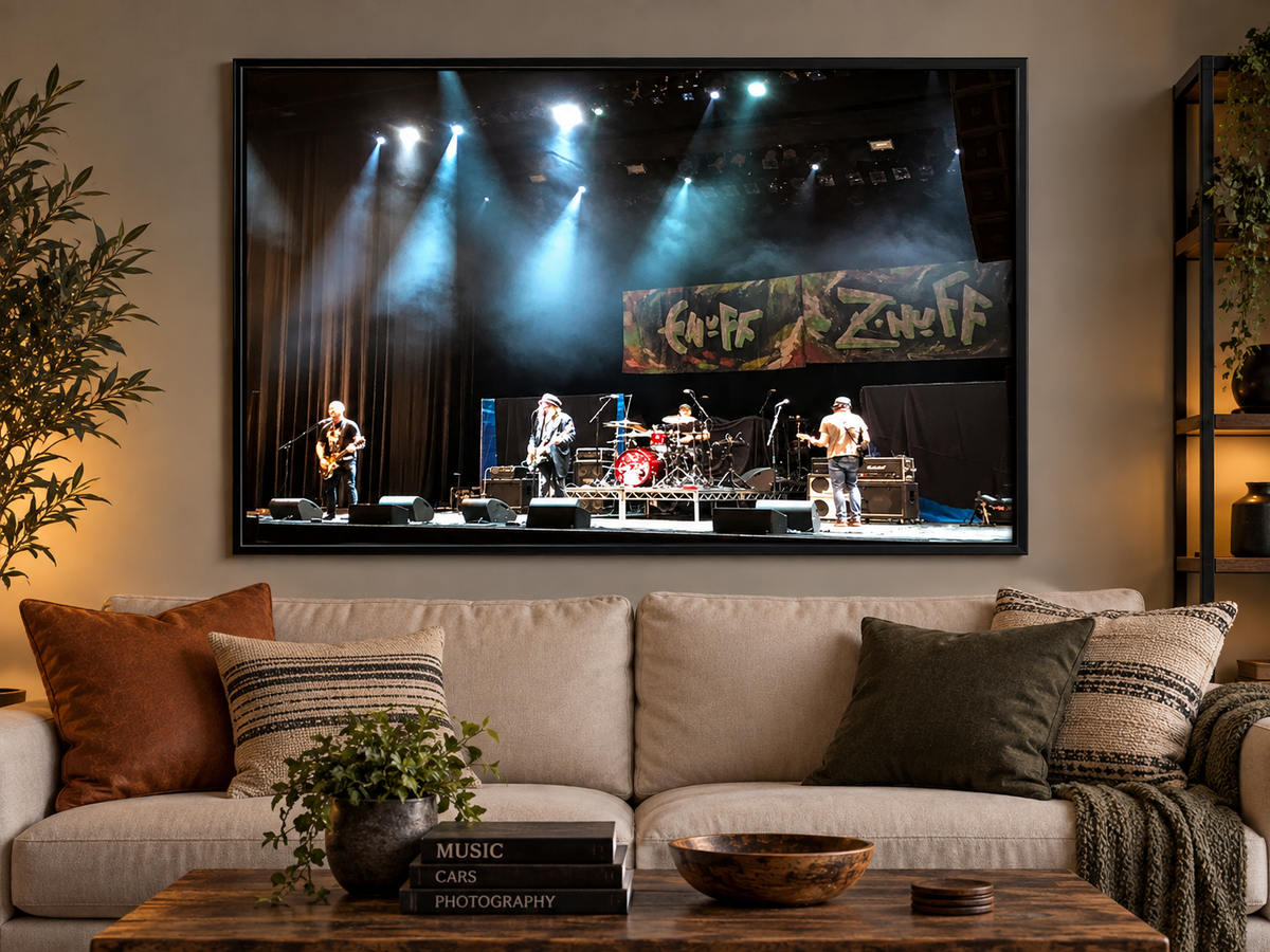 Enuff Znuff Concert Stage Band Photo Matte Poster — Live Music Wall Artt