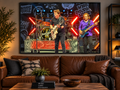 George Thorogood and the Destroyers Concert Poster — Live Rock Performance Matte Horizontal Print