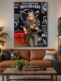 George Thorogood Concert Poster — Matte Vertical Music Wall Art