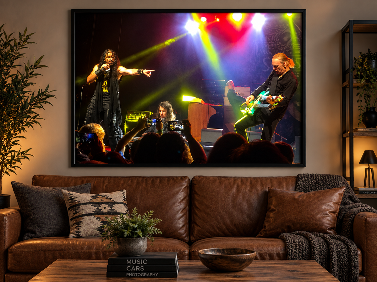 Sons of Apollo Live Rock Concert Poster - Matte Horizontal Band Photo Print