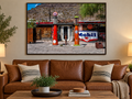 Oatman Gas Station Matte Poster — Retro Mobil Pump Wall Art