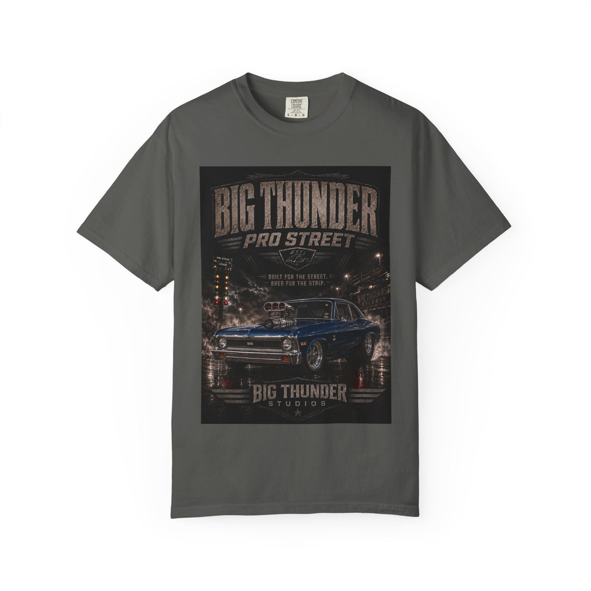 Vintage Pro Street Muscle Car T-Shirt | Big Thunder Studios