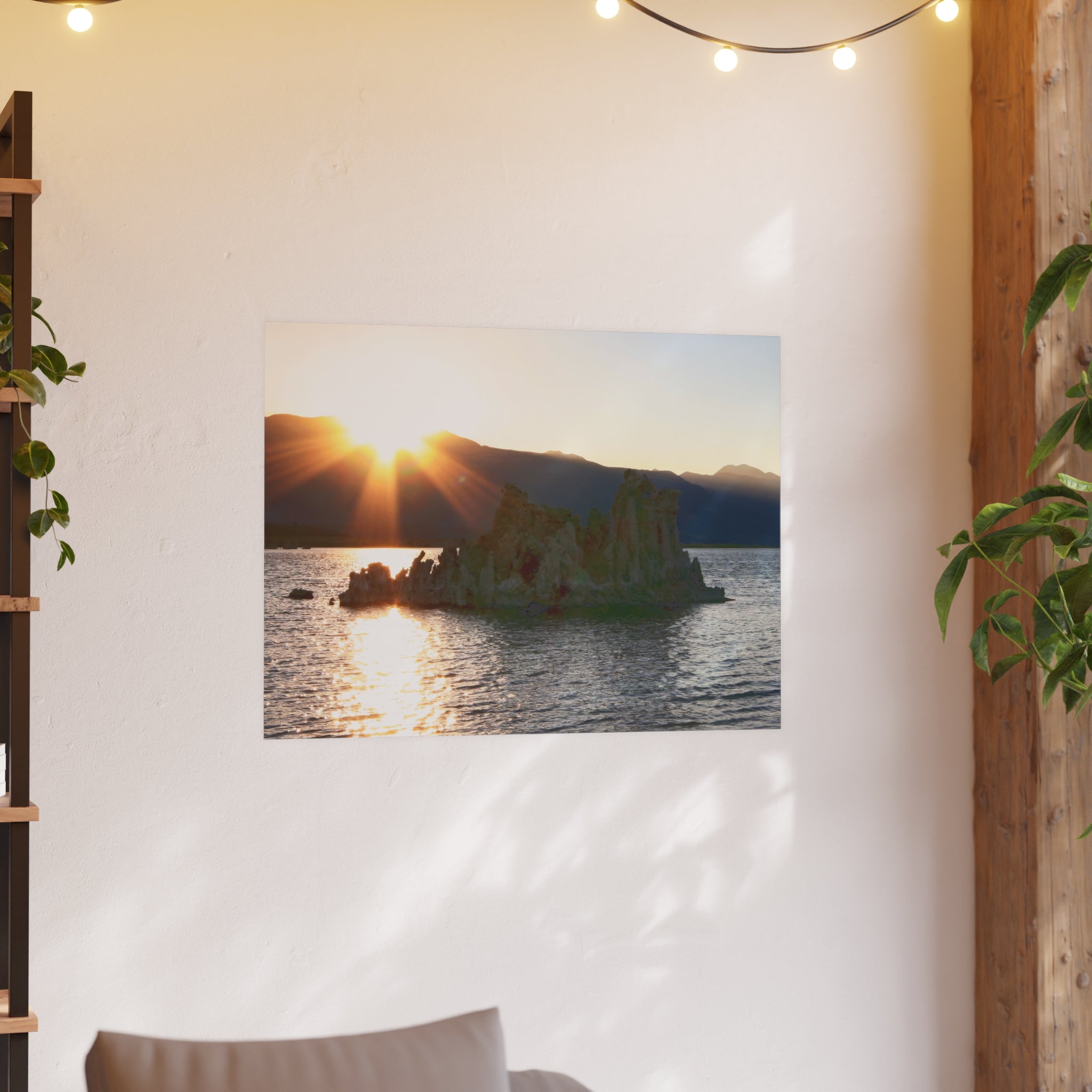 Mono Lake Sunset - Tufa Towers Landscape Photography Print - Eastern Sierra Wall Art